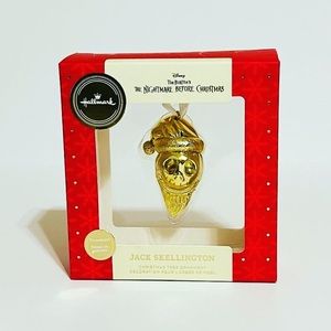 Hallmark Premium Gold Jack Skellington Ornament